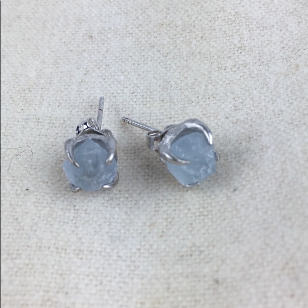 2 pairs left! Celestite Earrings - Picture 6 of 6